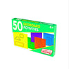 Junior Learning Geoboard Activities, Model JL342, Medium Size, Multi Color, Engineered Material, 50 Engaging Activities