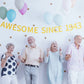 Awesome Since 1943 Banner Pre-Strung Happy 81St Birthday Banner Gold Glittery 81 Eighty One Years Old Birthday Party Decorations