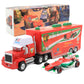 Svorufy Car 2 3 Toys, Truck And Car Set, Movie Car, Metal And Plastic Material, Children'S Christmas And Birthday Gifts (Frances