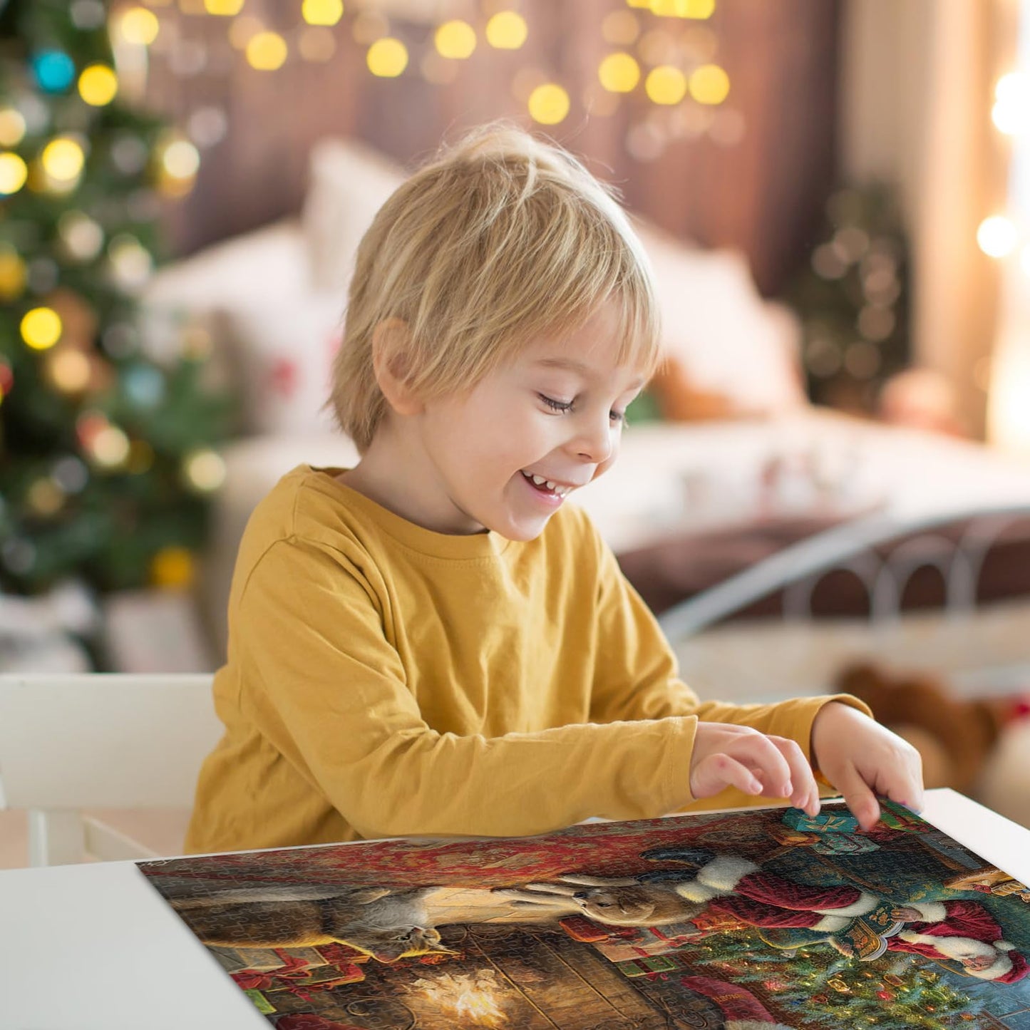 Nattork Jigsaw Puzzle 1000 Pieces for mature-themeds  Christmas House Challenging mature-themed Puzzles for Christmas Decor & Gift