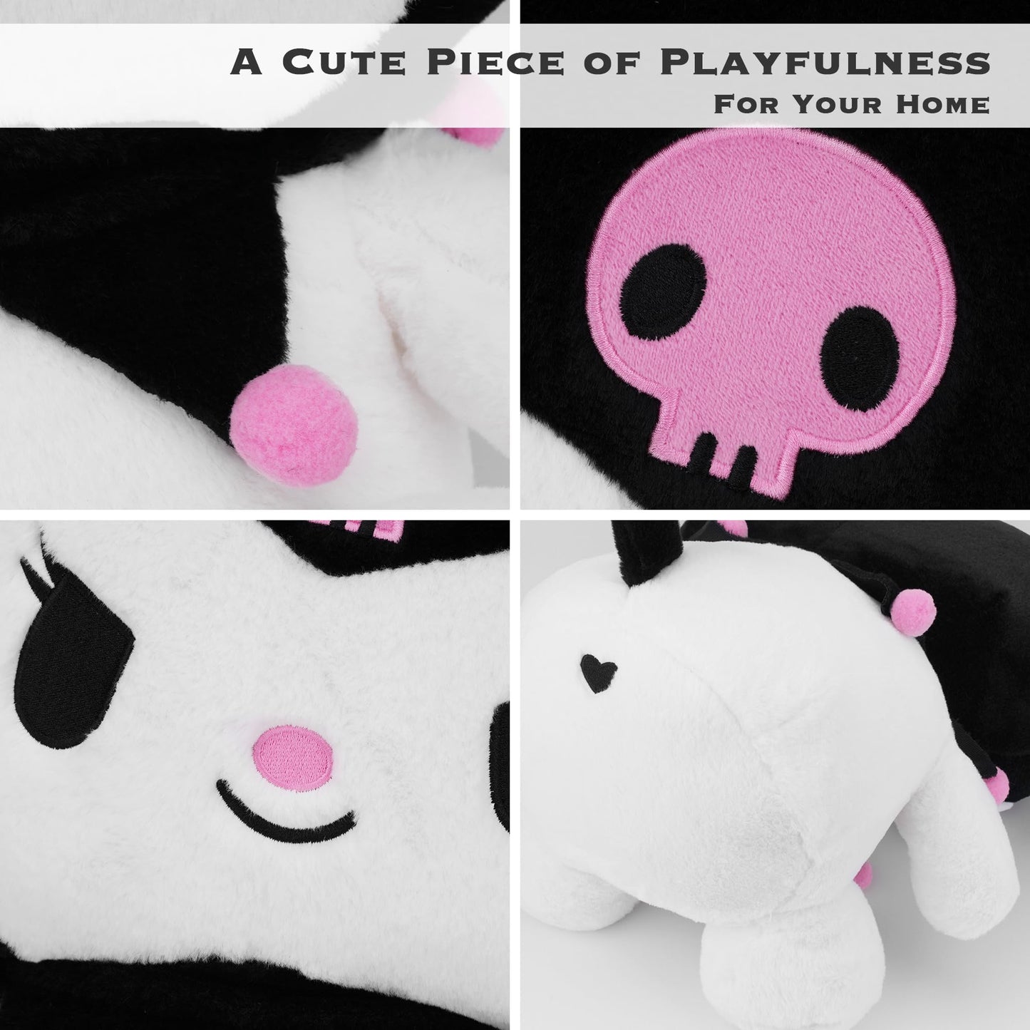 Juju Kur Plush (28 In) - Cute Stuffed Animal Karomi - Kawaii Plush Cute Plush Toys - Cute Stuffed Animals Kumori - Cute Plushies