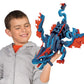 Bloco Toys Treasure Keeper Dragon | Stem Toy | Diy Building Construction Set (240 Pieces), Grey, Blue, Orange