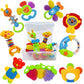 Aiviai Baby Toys 0-6 Months Infant Toys 0-3 Months Infant Rattles Baby Rattle Teether Toy Set With Storage Box Musical Rattles For Newborn Boy Girl Gifts Set With Baby'S First Rattle Teether (11Pcs)