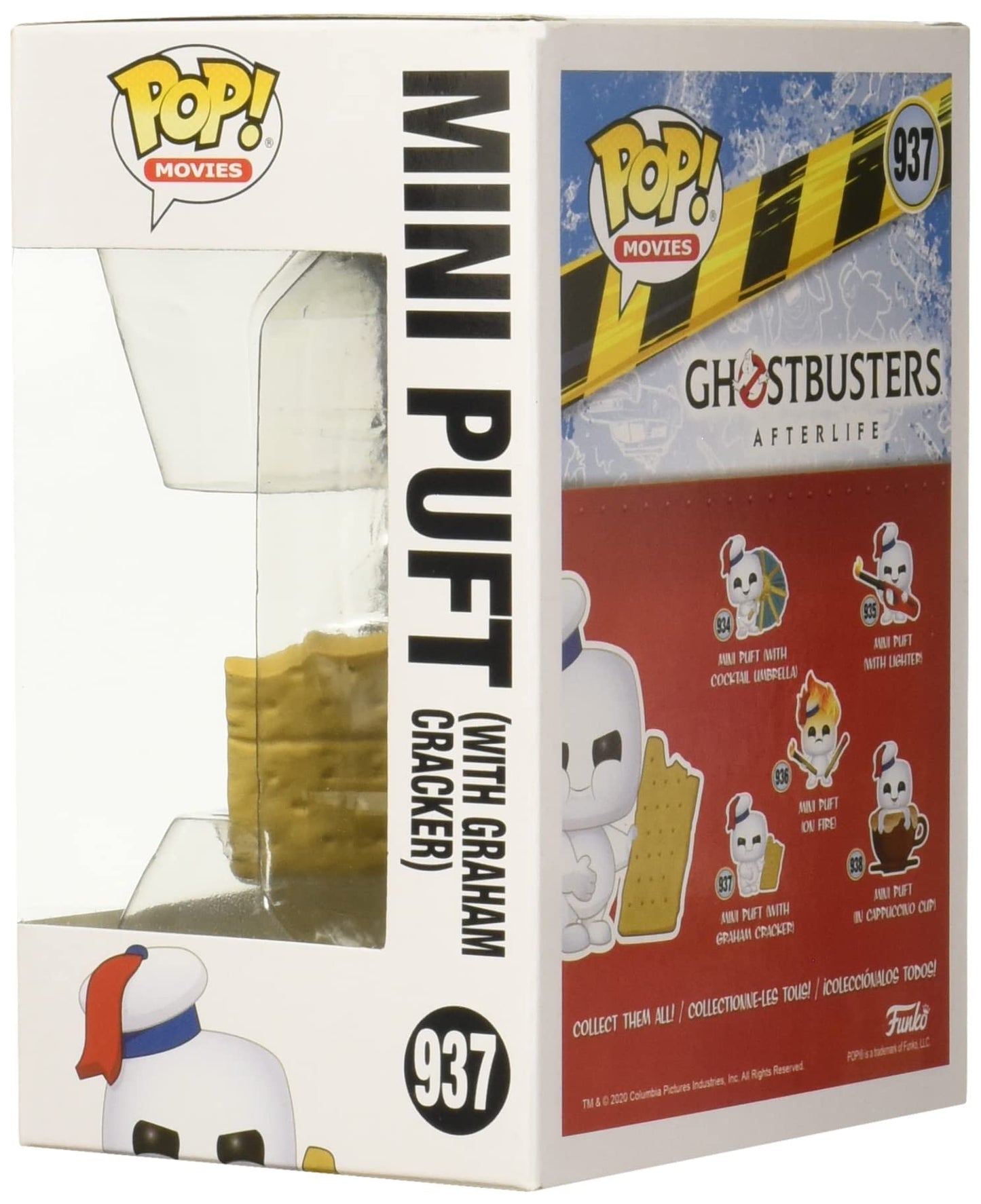 Funko Pop Pop! Movies: Ghostbusters Afterlife - Mini Puft With Graham Cracker Multicolor 3.75 Inches 48494