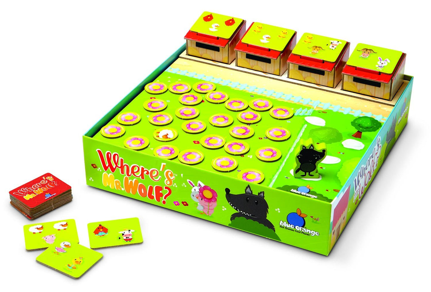 Blue Orange Games Where'S Mr Wolf? Cooperative Kids Game