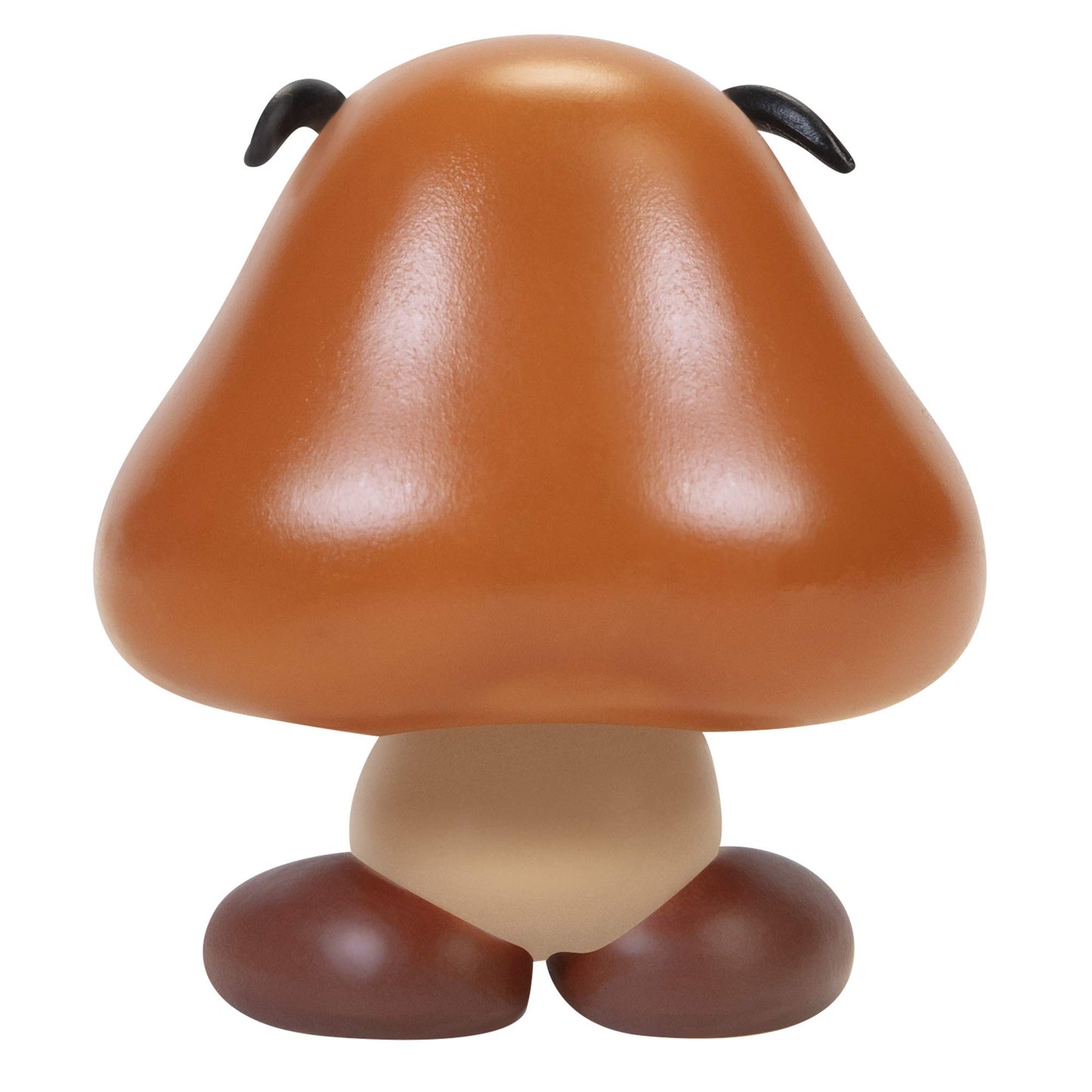 Super Mario Goomba Action Figure - 2.5 Inch Brown Collectible Toy, Model 405374, Plastic