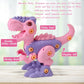 FREE TO FLY Take Apart Dinosaur Play Set - Pink Educational Toys for Girls 3-8, Plastic, Model RS009-4, Perfect for STEM Learning and Sensory Play