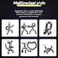 Ayxxzjd Decompression Magnetic Metal Toy Pen,Multifunctional Deformable Capacities Touch Screen Ballpoint Penintellectual Learni