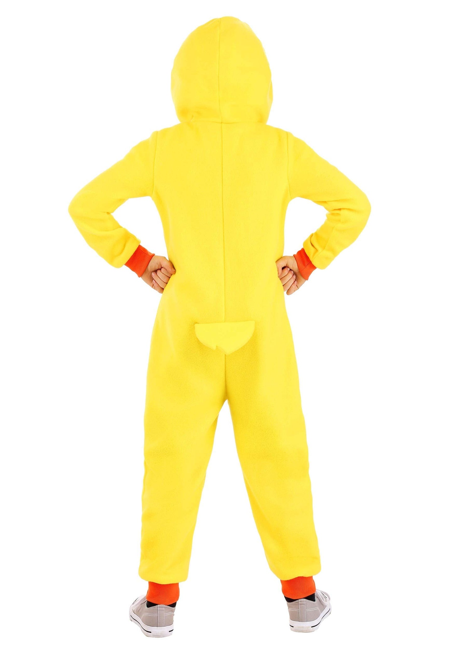 Kids Yellow Duck Onesie Costume Boys And Girls Duck Costume Halloween Easter Roleplaying Outfit X-Large