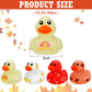 Libima 24 Pcs 2 Inch Fall Mini Rubber Ducks Thanksgiving Rubber Duckies With Pumpkin Leaf Turkey Printed Fall Theme Rubber Ducks