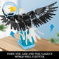 Vziimo Ideas Eagle Animals Building Set, Moc Eagle Creative Bird Model, Creator 2 In 1 Animal Lover Owl Birds Kit Collectible Gi