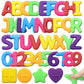Kryfa Alphabet Learning Toys for Toddlers, 40 Pcs Colorful Sensory Bin Filler, Plastic, Ages 3-5, Perfect Stocking Stuffers