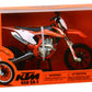 Ktm 450 Sx-F Dirt Bike Orange And White 1/10 Diecast Motorcycle Model By New Ray