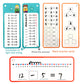 Limque 1-12 Math Flash Cards With 6 Dry Erase Pens, 15Pcs Big Subtraction Flash Cards + 36 Pcs Random Double-Sided Subtraction P