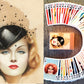 Flonzgift Lady Of Belle Epoque Playing Cards (Poker Deck 54 Cards All Different) Vintage Retro Woman Portraits By Charles Gates