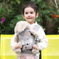 Gagaku Doll Carrier For Kids, Toy Baby Carrier For Toddlers, Reborn Baby Doll Carrier With Adjustable Straps, Boy Reborn Baby Doll Accessories - Gray - Embroidered Koala