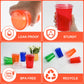 L LIKED 12 Oz Kids Sippy Cups, 4 Colours Assorted Total 20 Count Spill Proof Reusable Cups, BPA-Free, Perfect for Party