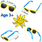 Ginmic Valentines Kids Sunglasses Bulk, 24Pack Neon Sunglasses For Kids,Boys And Girls, Great Gift For Birthday Party Supplies, Beach, Pool Party Favors, Fun Gift, Goody Bag Favors