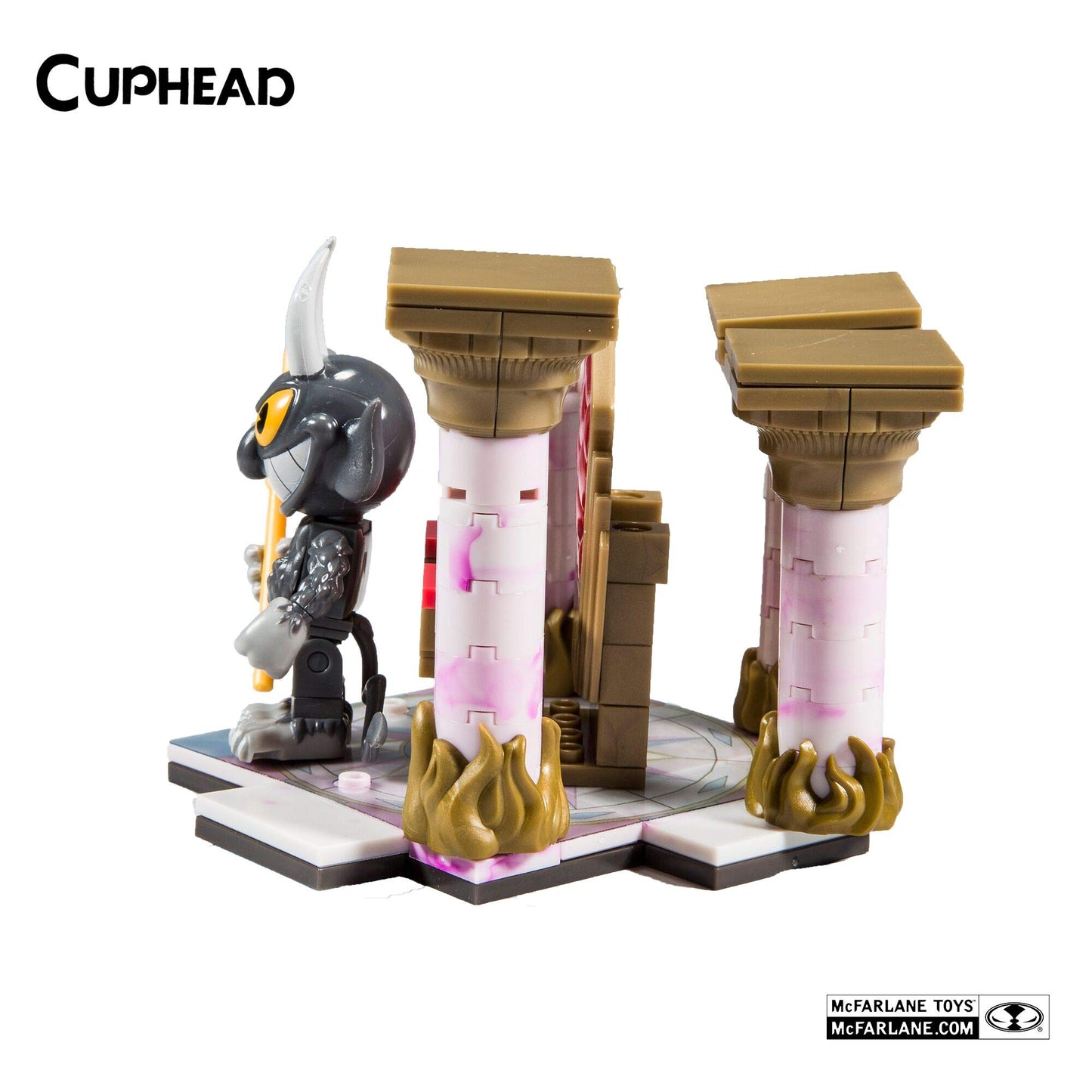 McFarlane Toys Cuphead Devil's Throne Construction Set - 101 Piece Plastic Model 25141