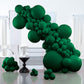 PartyWoo Hunter Green Balloons - 127 PCS Rubber Balloons in 5 to 36 Inch Sizes for Garland Arch Party Decorations, Deep Green-Y56