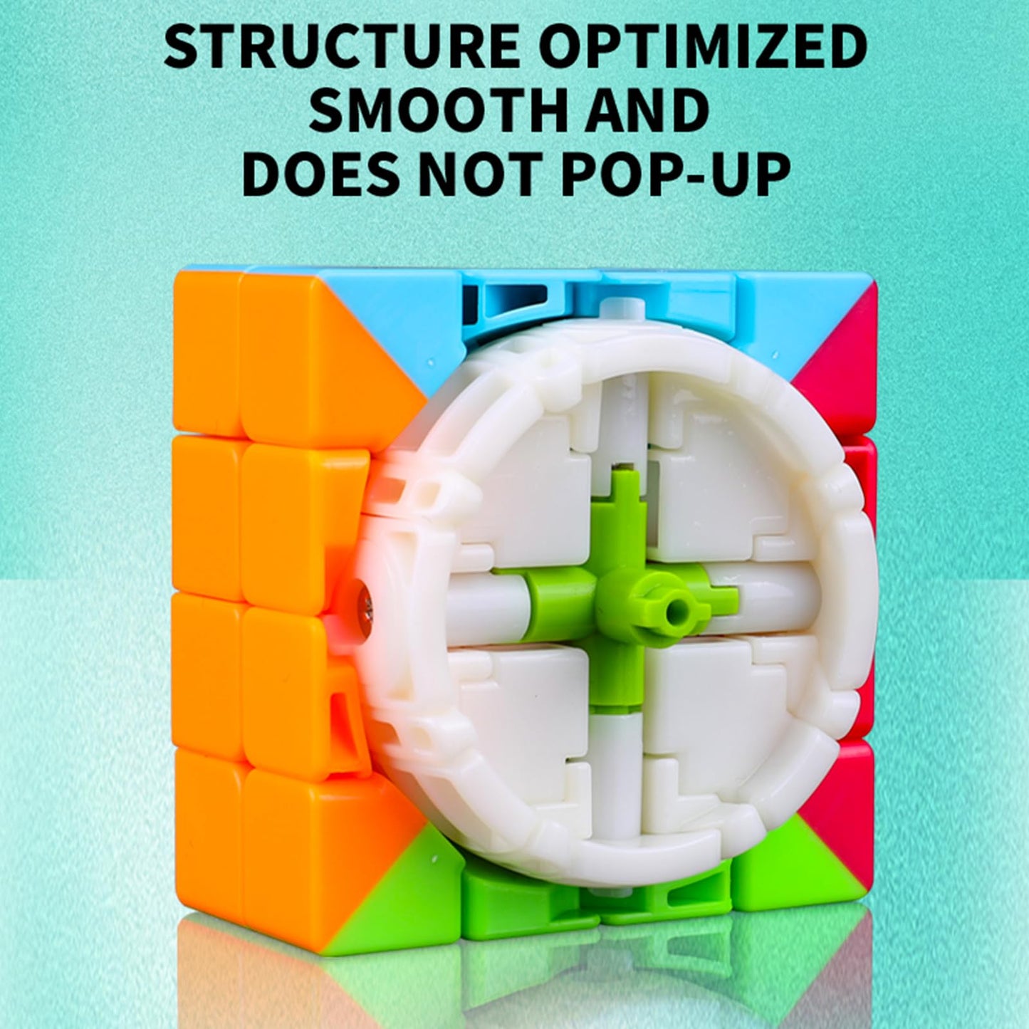 ZIOYCKL Speed Cube 4x4x4 - Qiyuan S2, Multi-colored, Durable ABS Material, Easy Turning Magic Puzzle Toy