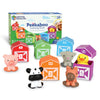 Learning Resources Peekaboo Learning Farm - 10-Piece Toddler Toy Set, Counting & Sorting, Plastic, 6.2x10.4x2.7 inches, Multi, Model L