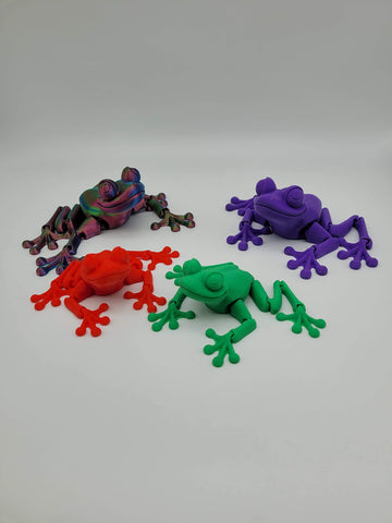 Articulated Frog 3-D Printed