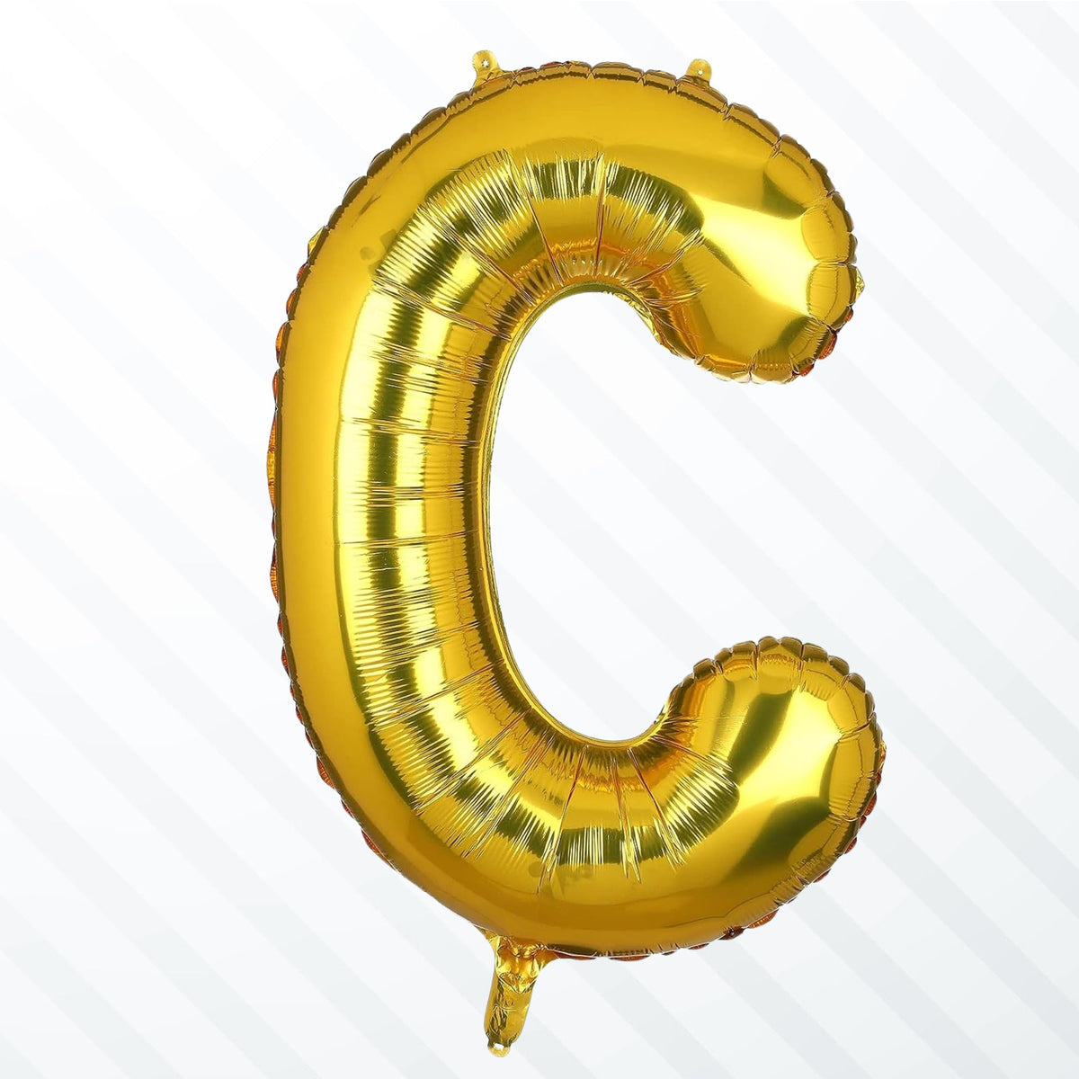 Flyloons Gold C Alphabets Letter Foil Balloons Perfect for Birthday Decoration Items, Anniversary, Bachelorette, Wedding, Farewe
