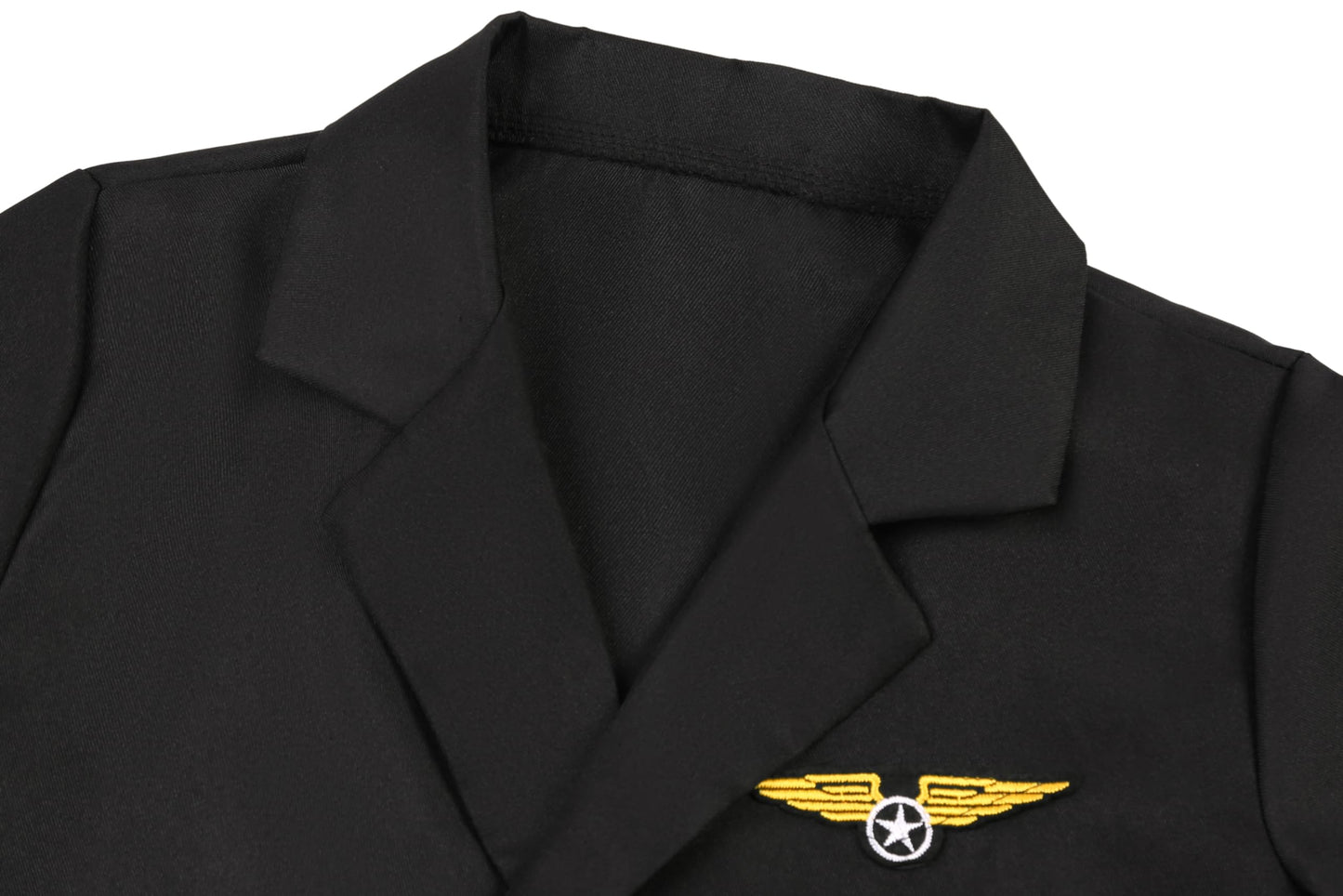 Gigoitly Career Day Costume for Kids Pilot Costume for Boys Airline Captain Pilot Uniform for Halloween Birthday Party Gifts