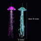 Cheerland Iridesccent Blue Purple Jellyfish Kit For Under The Sea Little Mermaid Party Decoration Centerpiece Hanging Jelly Fish