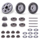 Haiboxing 1/16Th Rc Car Spare Parts Machined Metal Spur Gear & Diff. Pinions And Diff. Gears Apply To 16890A(M16102 & M16103)
