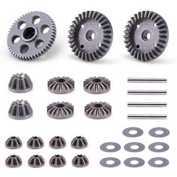 Haiboxing 1/16Th Rc Car Spare Parts Machined Metal Spur Gear & Diff. Pinions And Diff. Gears Apply To 16890A(M16102 & M16103)