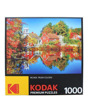 RoseArt - Kodak enhanced - Autumn in Harrisville New Hampshire - 1000 Piece Jigsaw Puzzle for mature-themeds