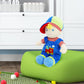 June Garden Soft Baby Doll - 14" Polyester Stuffed Toy - Blue Outfit, Model JGCM521010