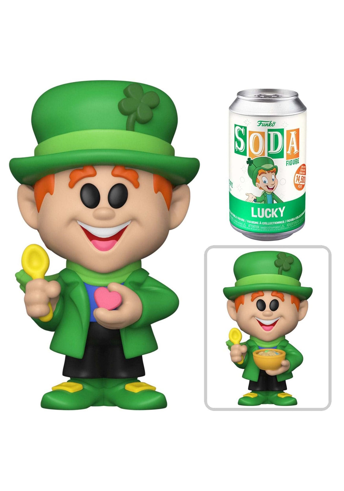 Funko Soda: General Mills Lucky Leprechaun 4.25'' Figure In A Can