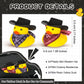 Set of 24 Cowboy Rubber Duck with Hat and Scarf  Mini Rubber Duckies Bath Party Toys Bathtub Toys Shower Birthday Swimming Party Favor  2 Styles (Black)