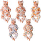 BABESIDE 5 Sets of Reborn Baby Doll Clothes for 1722 Inch Dolls