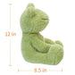 Apricot Lamb Toys Plush Velvet Frog Stuffed Animal Soft Cuddly Perfect For Child (Medium, 12 Inches)