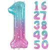 Gifloon Number 1 Balloon, Large Number Balloons 40 Inch, 1St Birthday Party Decorations Supplies First Birthday Sign Decor