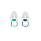 Oxo Tot Silicone Self-Feeder 2 Pack Teal/Navy