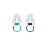Oxo Tot Silicone Self-Feeder 2 Pack Teal/Navy