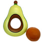 Inflatable Pool Floats - Avocado Pool Raft, Peach Pool Float, Gold Glitter Pool Float (Avocado)