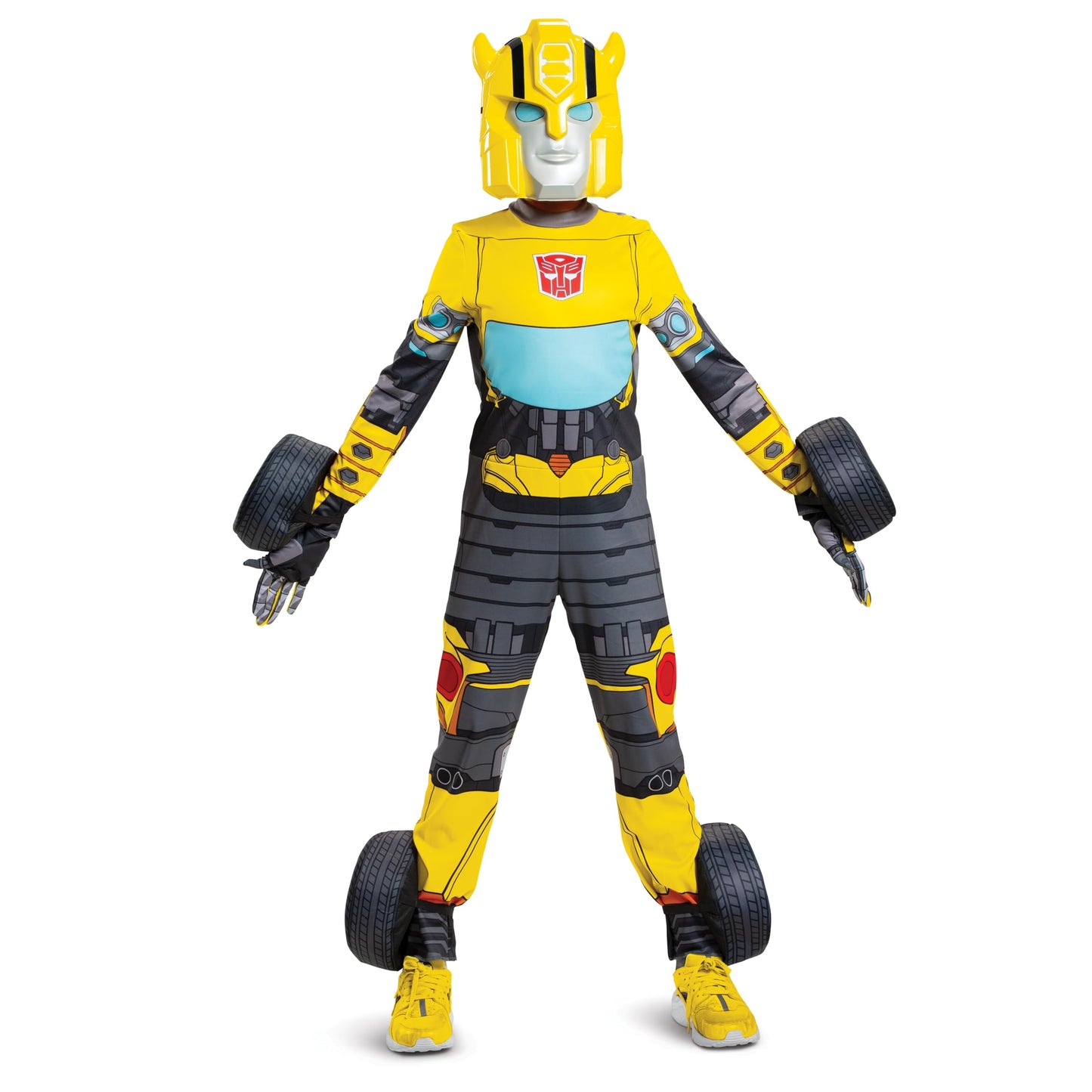 Disguise Hasbro Transformers Child Bumblebee Converting Costume, Size XS (3T-4T)