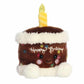 Aurora® Choco B'day Cake™ Plush Stuffed Animal - Brown, Small, 5 Inches, Collectible for Kids & Adults, Model 34074
