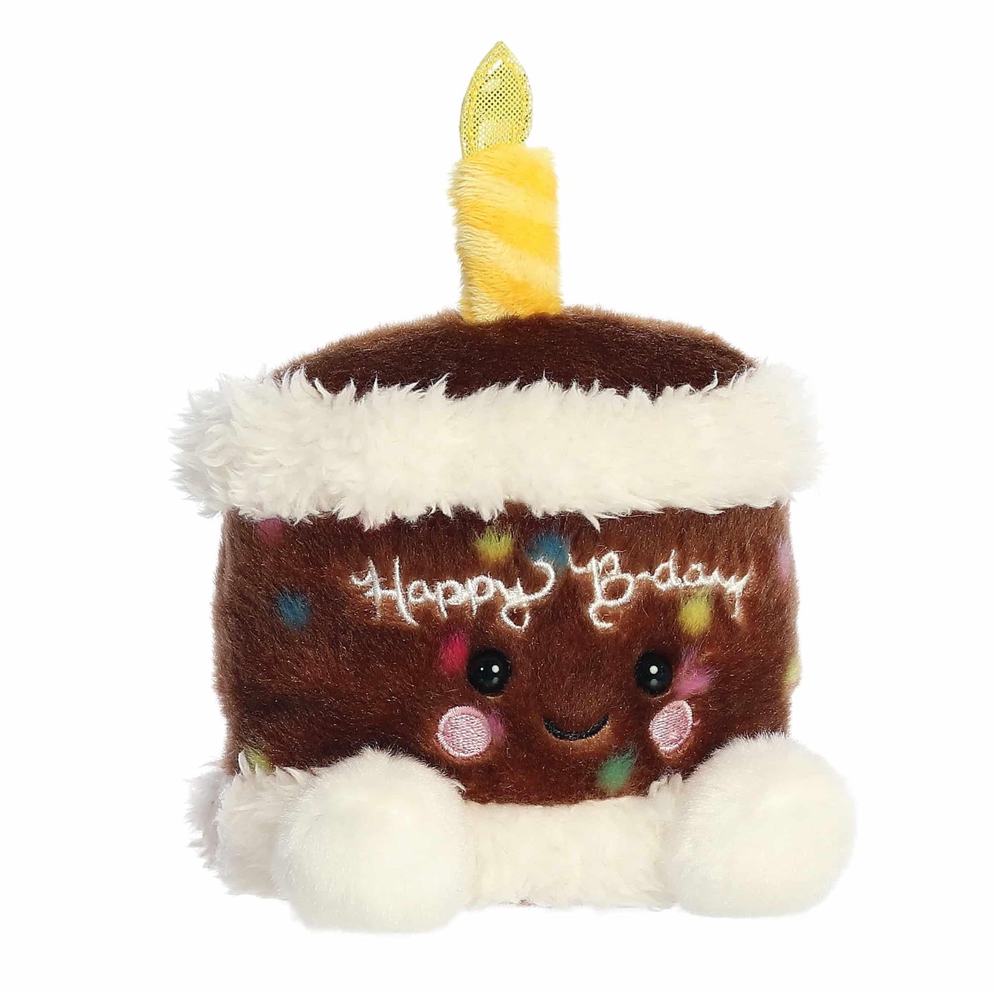 Aurora® Choco B'day Cake™ Plush Stuffed Animal - Brown, Small, 5 Inches, Collectible for Kids & Adults, Model 34074
