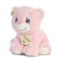 Aurora® Inspirational Precious Moments™ Charlie Bear Stuffed Animal - Cherished Memories - Enduring Comfort - Pink 8.5 Inches