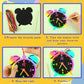 Julmelon Christmas Scratch Art, 36 Pcs Christmas Crafts Kits For Kids Rainbow Magic Scratch Paper Cards Xmas Hanging Ornaments D