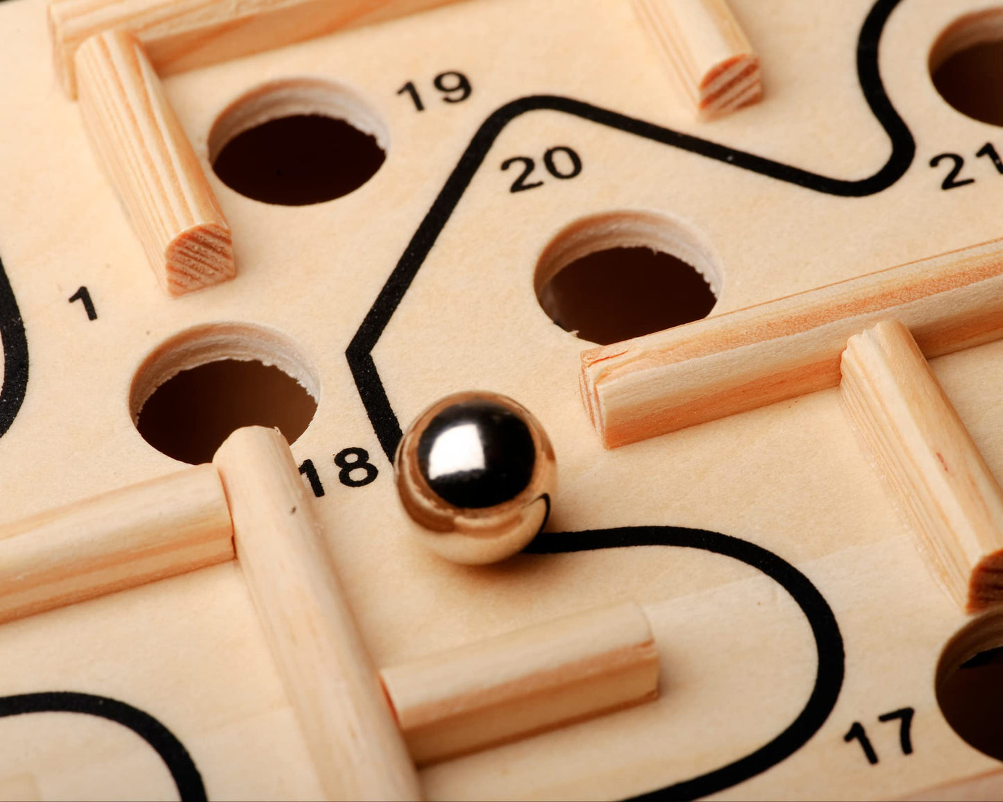 BC Precision Steel Balls for Labyrinth Game - 4 Replacement Balls, Model 4BCBRIO