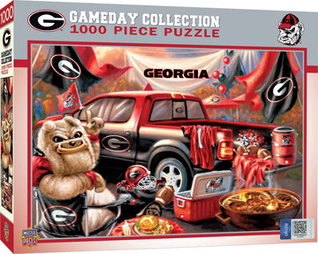 MasterPieces NCAA Gameday Puzzles Collection - Georgia NCAA Gameday Collection 1000 Piece Jigsaw Puzzle  19.25 x 26.75