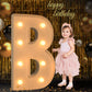 Marquee Light Up Letters, 3Ft Large Letters For Party Decorations, Marquee Numbers, Mosaic Balloon Frame, Baby Letters For Baby